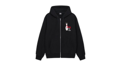 Stussy Kingpin Zip Hoodie Black