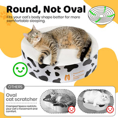 Round Cat Scratching Pad
