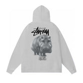 Original autumn and winter new trendy brand Sutu West classic letter print parade hooded sweatshirt jacket (17)