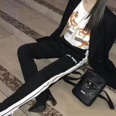 Palm Angels Classic Track Pants - Black/White