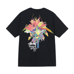 Stusy 2025 New 8 Men's and Women's Short sleeved T-shirt Summer Black and White Men's T-shirt Loose 270g (23)