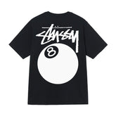 Stusy 2025 New 8 Men's and Women's Short sleeved T-shirt Summer Black and White Men's T-shirt Loose 270g (15)
