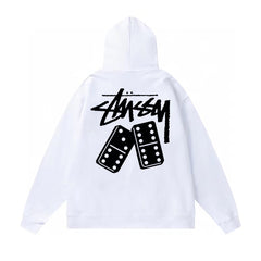 Original autumn and winter new trendy brand Sutu West classic letter print parade hooded sweatshirt jacket (21)