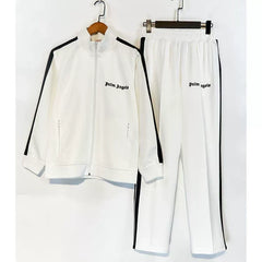 Palm Angels Classic Track Jacket & Pants Set - White/Black
