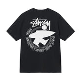 Stusy 2025 New 8 Men's and Women's Short sleeved T-shirt Summer Black and White Men's T-shirt Loose 270g (6)