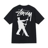 Stusy 2025 New 8 Men's and Women's Short sleeved T-shirt Summer Black and White Men's T-shirt Loose 270g (3)