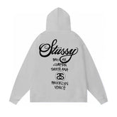 Original autumn and winter new trendy brand Sutu West classic letter print parade hooded sweatshirt jacket (6)