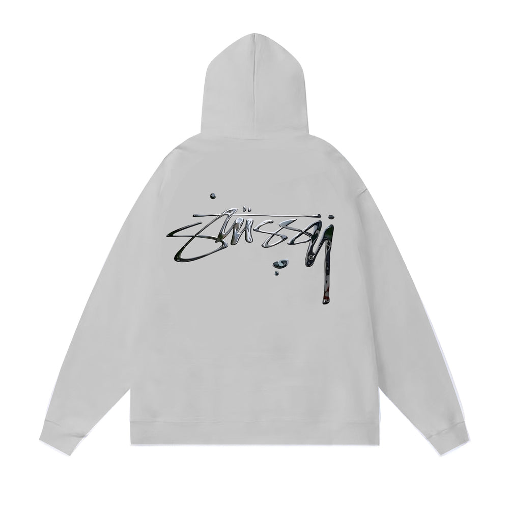 Original autumn and winter new trendy brand Sutu West classic letter print parade hooded sweatshirt jacket (13)