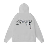 Original autumn and winter new trendy brand Sutu West classic letter print parade hooded sweatshirt jacket (13)