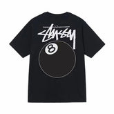 Stusy 2025 New 8 Men's and Women's Short sleeved T-shirt Summer Black and White Men's T-shirt Loose 270g (16)