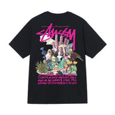 Quality of Foreign Trade 2025 New Stusey Short Sleeve T-shirt 270g Heavy Weight High Quality Men and Women (35)