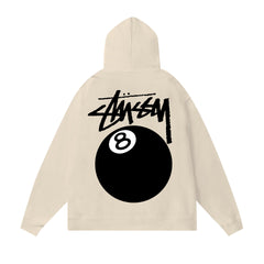 Original autumn and winter new trendy brand Sutu West classic letter print parade hooded sweatshirt jacket (4)