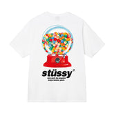 Stusy 2025 New 8 Men's and Women's Short sleeved T-shirt Summer Black and White Men's T-shirt Loose 270g (32)