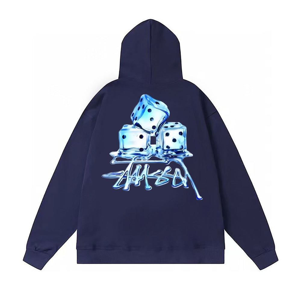 Autumn and winter new trendy brand Sutu West classic letter print parade hooded sweatshirt jacket cross-border (4)