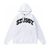Original autumn and winter new trendy brand Sutu West classic letter print parade hooded sweatshirt jacket (26)