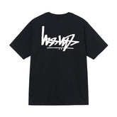 Stusy 2025 New 8 Men's and Women's Short sleeved T-shirt Summer Black and White Men's T-shirt Loose 270g (17)