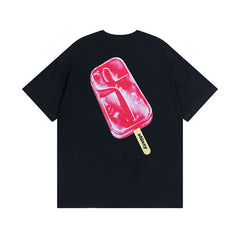 Original 2024 Spring/Summer New Trendy Brand Stu Classic Parade Printed Letter Men's and Women's Same Short Sleeve One Piece Hair Collection (18)