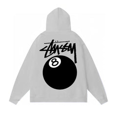 Original autumn and winter new trendy brand Sutu West classic letter print parade hooded sweatshirt jacket (3)