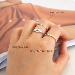 Paw Signet Ring