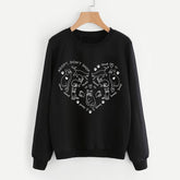 Adopt Don't Shop Heart Sweatshirt