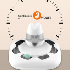 Automatic Pet Feeder Electric Flutter Rotating Kitten Toy