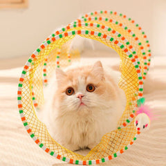 Spiral Cat Tunnel Toy
