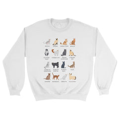 Cute Cat Breeds Sweatshirt