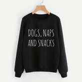 Dogs, Naps & Snacks Sweatshirt