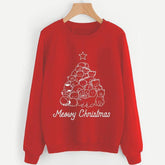 Meowy Xmas Tree Sweatshirt
