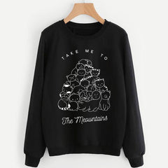 Take Me To The Meowntains Sweatshirt