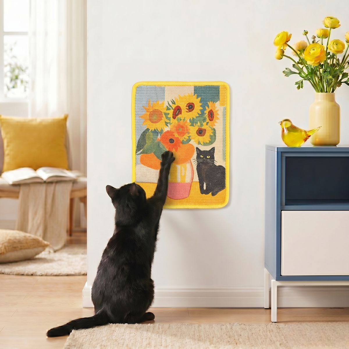 Living Canvas Cat Scratcher