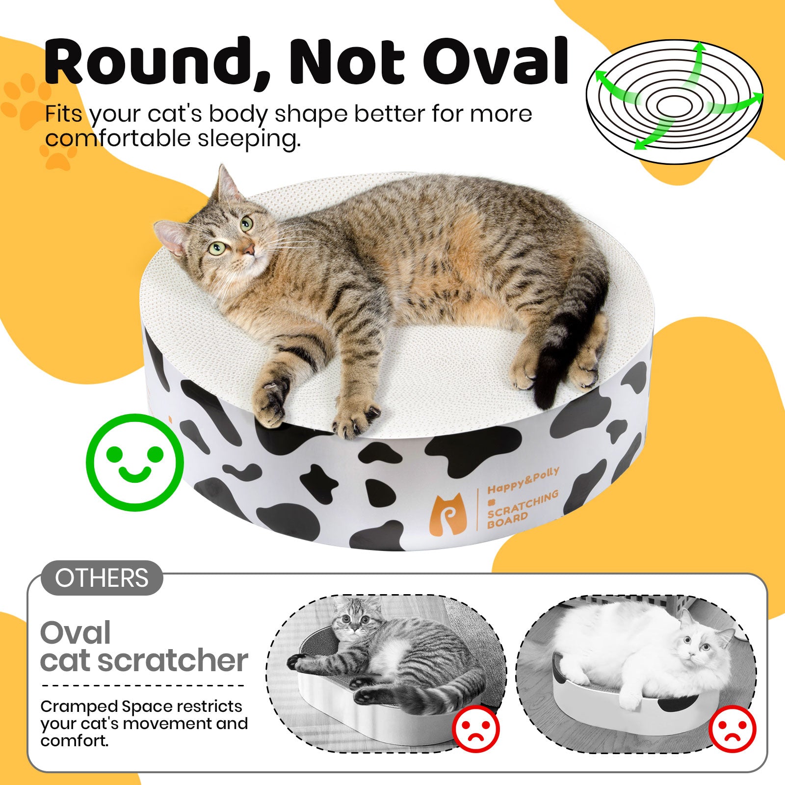 Round Cat Scratching Pad