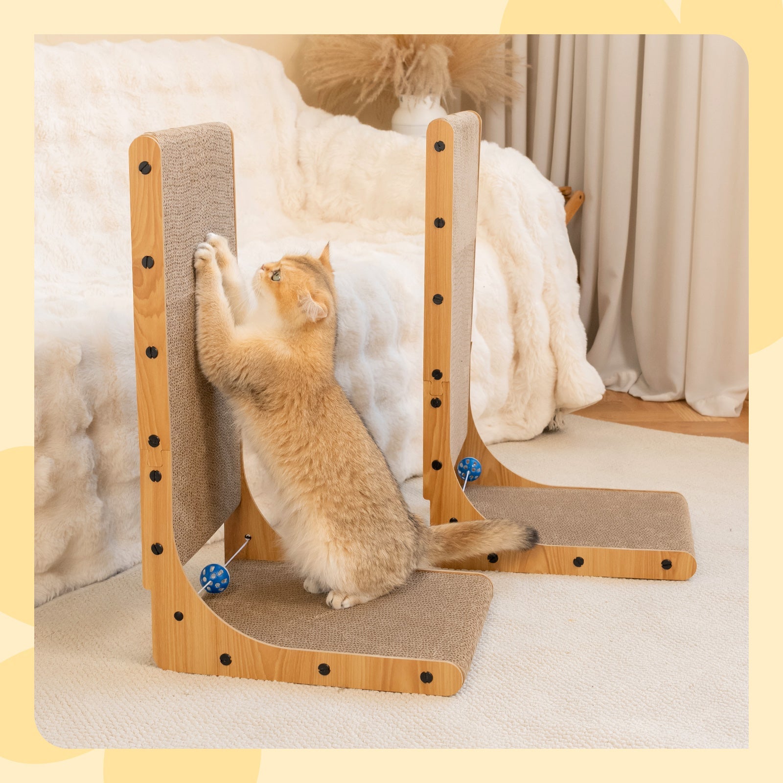 L Shape Cat Scratcher
