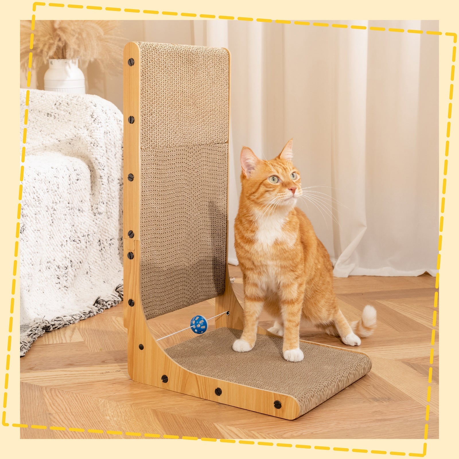 L Shape Cat Scratcher