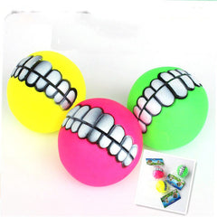 Pet Dog Tooth Sounding Ball Enamel Toy