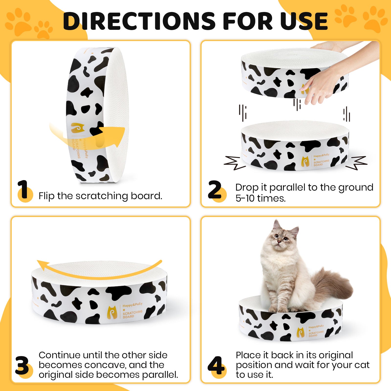 Round Cat Scratching Pad