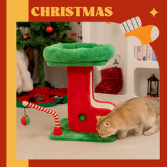 Christmas Boot Cat Scratching Post