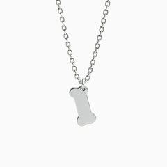 Teeny Tiny Dog Bone Necklace