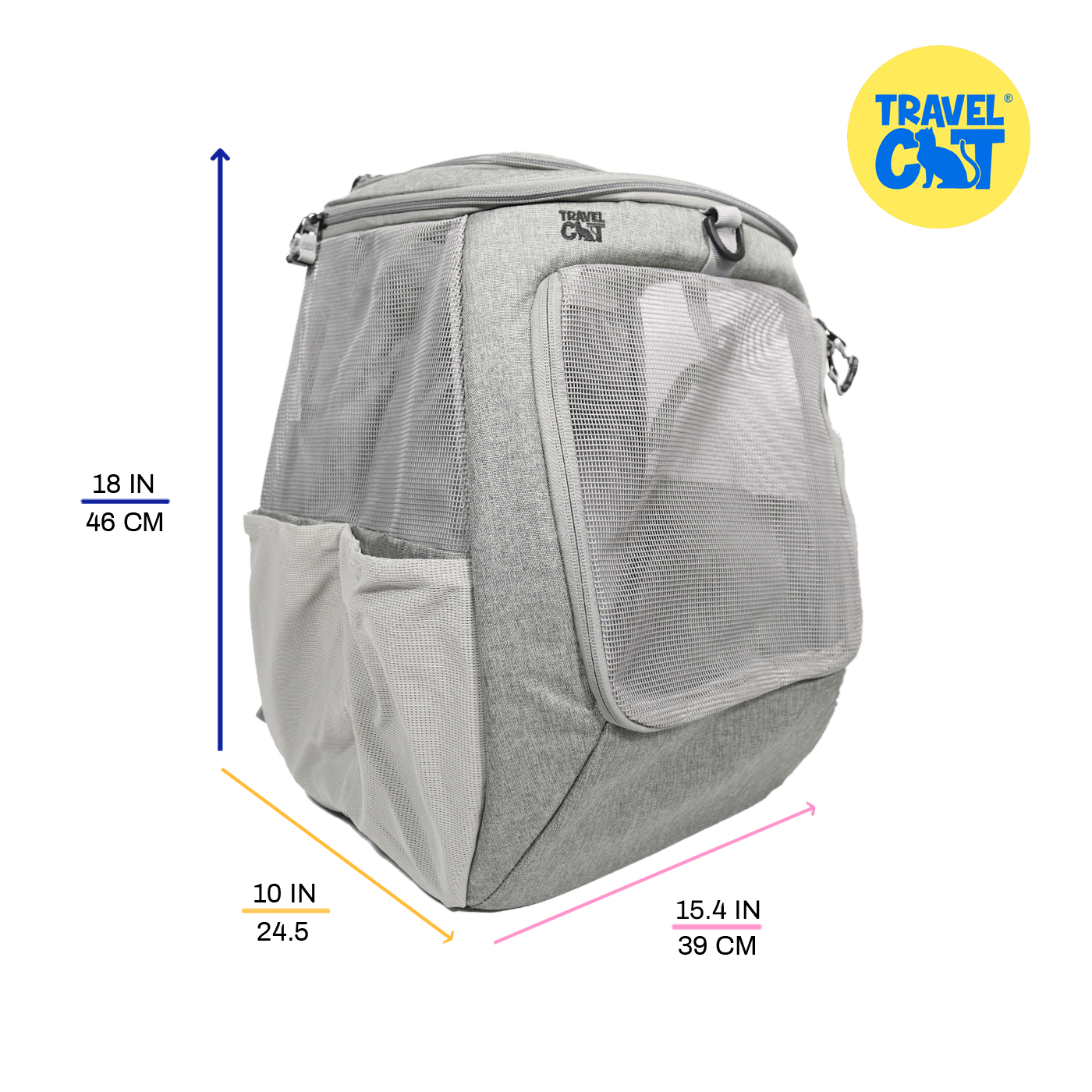 "The Navigator" Earth Convertible Cat Backpack for Adventurous Cats and Humans