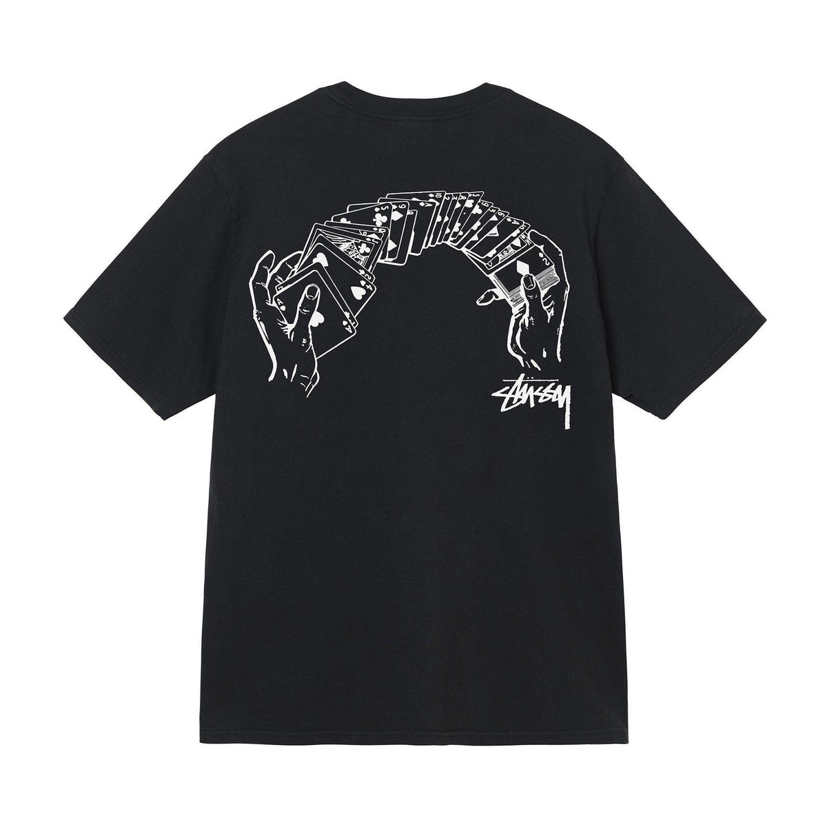 Stusy 2025 New 8 Men's and Women's Short sleeved T-shirt Summer Black and White Men's T-shirt Loose 270g (4)