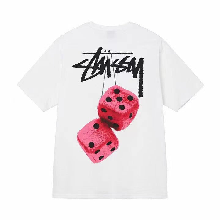 Quality of Foreign Trade 2025 New Stusey Short Sleeve T-shirt 270g Heavy Weight High Quality Men and Women (1)