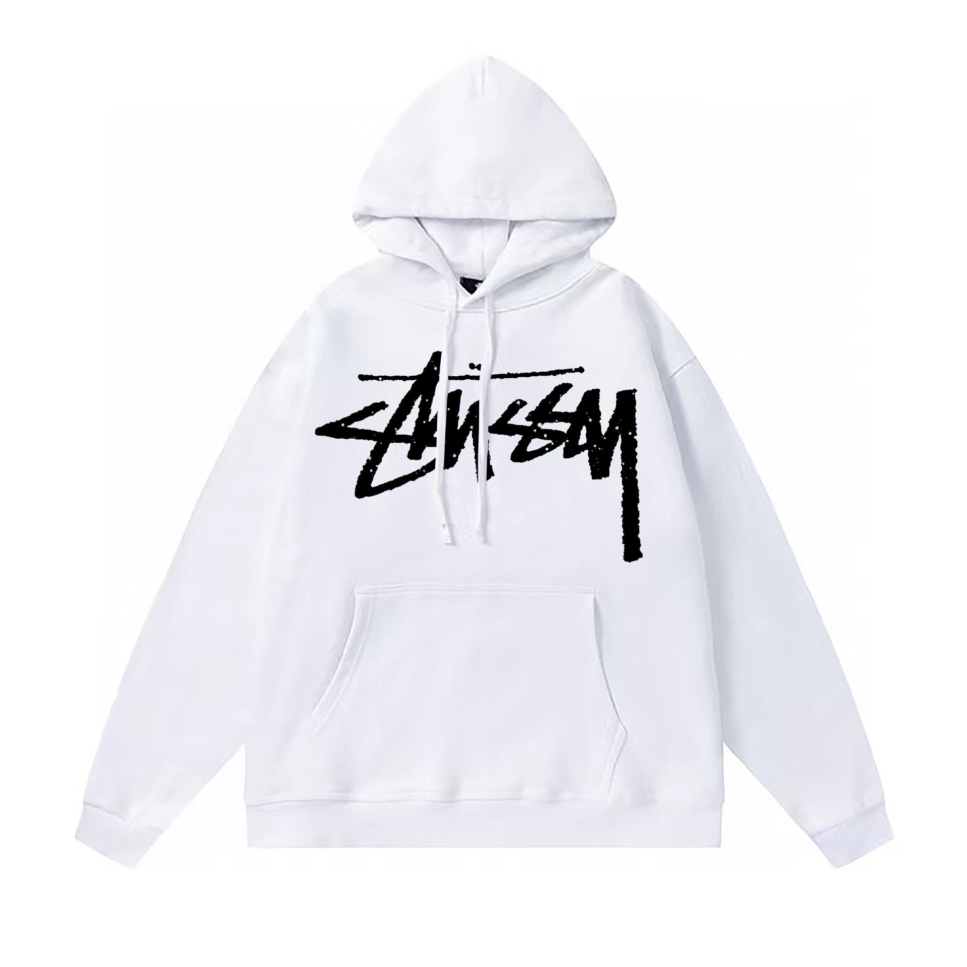 Original autumn and winter new trendy brand Sutu West classic letter print parade hooded sweatshirt jacket (24)