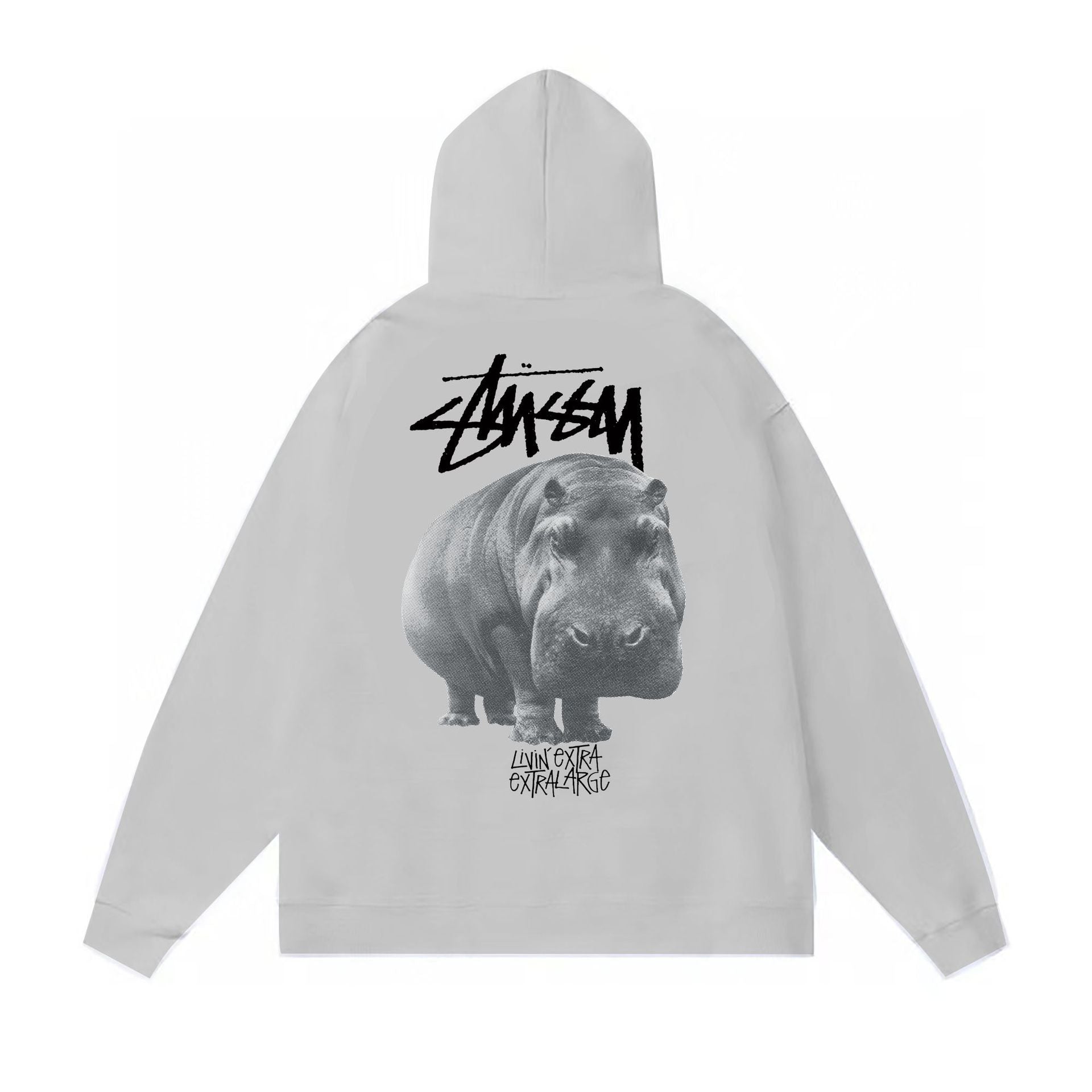 Original autumn and winter new trendy brand Sutu West classic letter print parade hooded sweatshirt jacket (17)