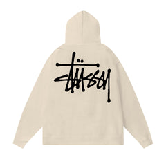 Original autumn and winter new trendy brand Sutu West classic letter print parade hooded sweatshirt jacket (1)
