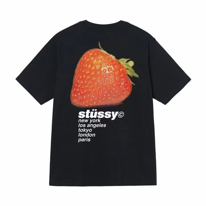 Quality of Foreign Trade 2025 New Stusey Short Sleeve T-shirt 270g Heavy Weight High Quality Men and Women (5)
