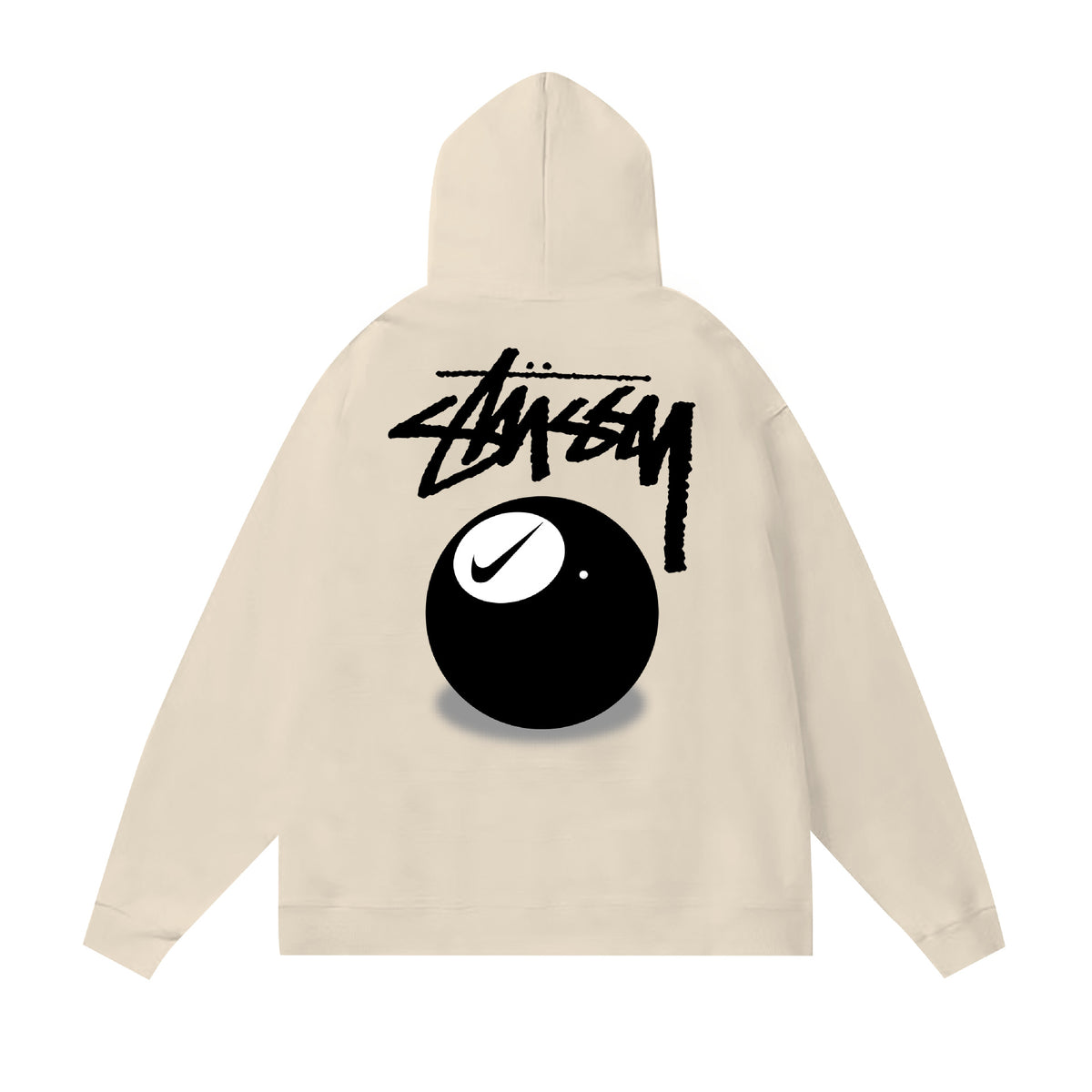 Autumn and winter new trendy brand Sutu West classic letter print parade hooded sweatshirt jacket cross-border (7)