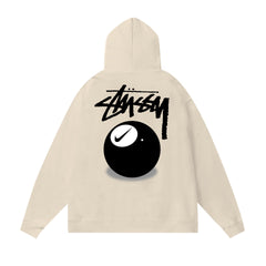 Autumn and winter new trendy brand Sutu West classic letter print parade hooded sweatshirt jacket cross-border (7)