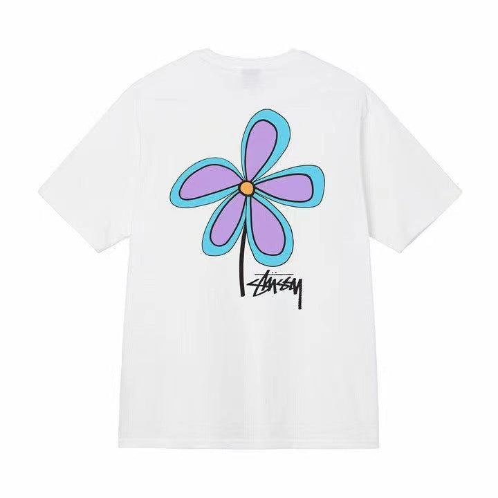 Quality of Foreign Trade 2025 New Stusey Short Sleeve T-shirt 270g Heavy Weight High Quality Men and Women (4)