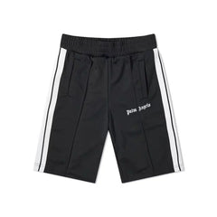 Palm Angels Classic Track Shorts - Black/White