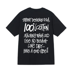 Quality of Foreign Trade 2025 New Stusey Short Sleeve T-shirt 270g Heavy Weight High Quality Men and Women (10)